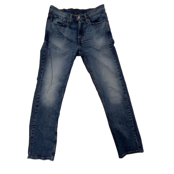 Vintage Levi's Jeans Men's 32x32 514 Denim Straight Zip Fly Mid-Weight 5 Pocket - Picture 1 of 7